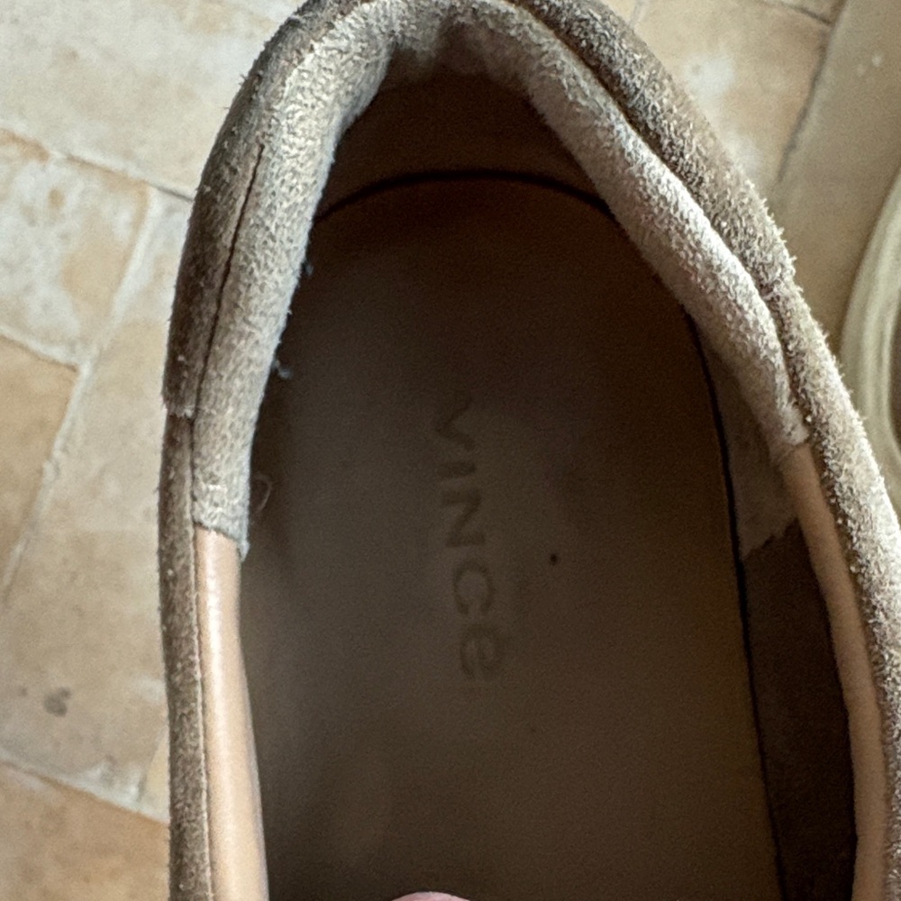 VINCE Brown Suede Sneakers - Picture 2 of 3